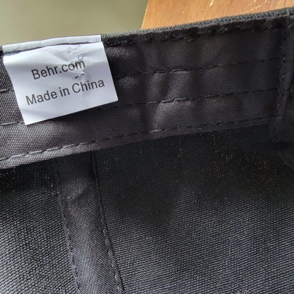 BEHR Paints Cap / Hat Black Adjustable Paint Construction Bear - Picture 6 of 7